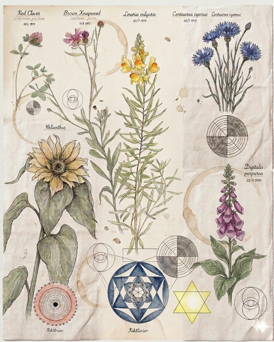 Botanical illustrations — watercolor